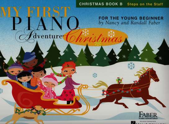 photo of My First Piano Adventures Christmas, Book B Steps on the Staff