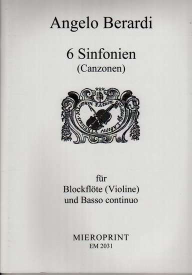 photo of 6 Sinfonien (Canzonen)