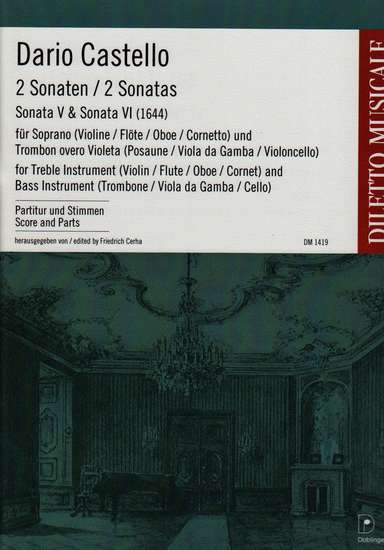 photo of 2 Sonatas, Sonata V and VI, Libro Secondo