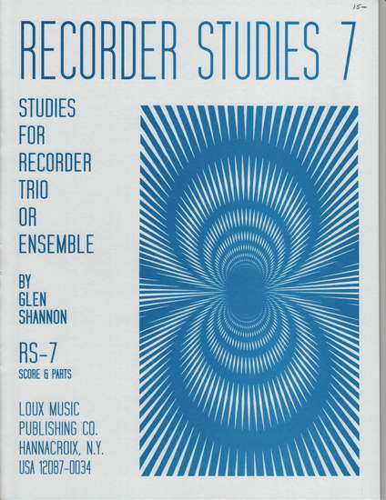 photo of Recorder Studies, Vol. 7, 4 trios