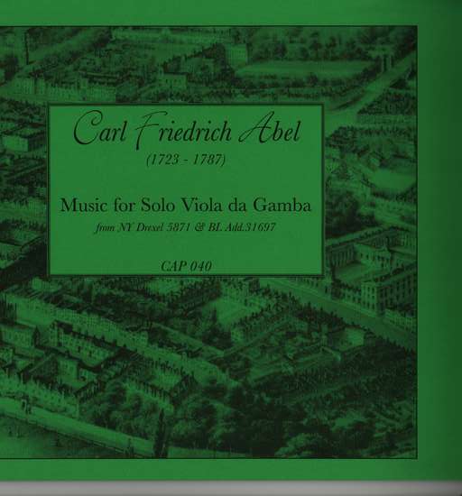 photo of Music for Solo Viola da Gamba facsimile