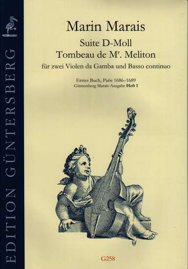photo of Suite D minor Tombeau de Mr. Meliton, Heft 1