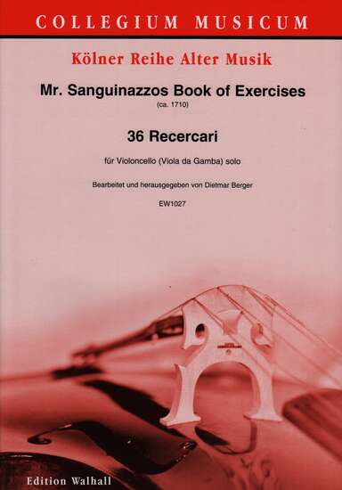 photo of Mr. Sanguinazzos Book of Exercises, ca. 1710