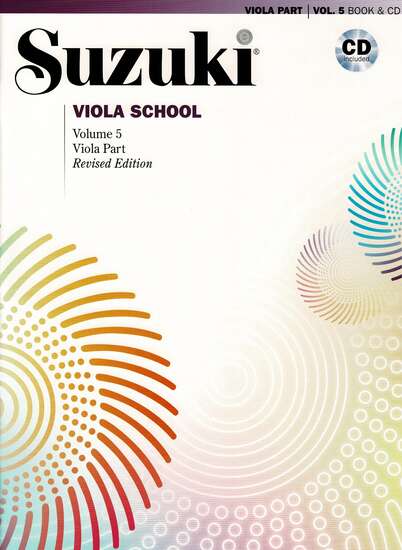 photo of Suzuki Viola School, Vol. 5, Revised 2015, with CD by Pre