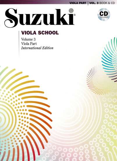 photo of Suzuki Viola School, Vol. 3, Revised 2019, with CD by Pre