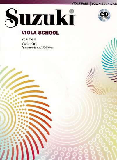 photo of Suzuki Viola School, Vol. 4, Revised 2018, with CD by Pre