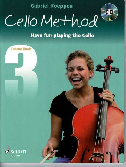 photo of Cello Method, Have fun playing the Cello, Lesson Book 3, CD