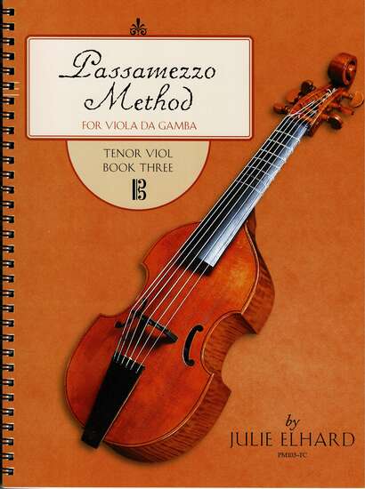 photo of Passamezzo Method for viola da gamba, Tenor Viol, Book Three, Alto clef version