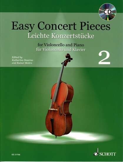 photo of Easy Concert Pieces for Violoncello and Piano, Vol. 2