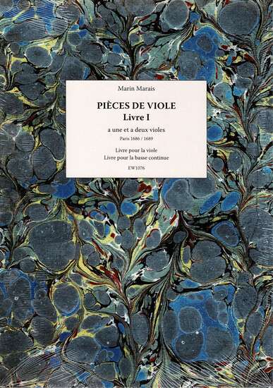photo of Pieces de Viole, Livre I  for 1 or 2 viols facsimile