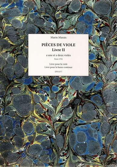 photo of Pieces de Viole, Livre II for 1 or 2 viols facsimile