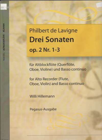 photo of Drei Sonaten, Opus 2, Nr. I-III