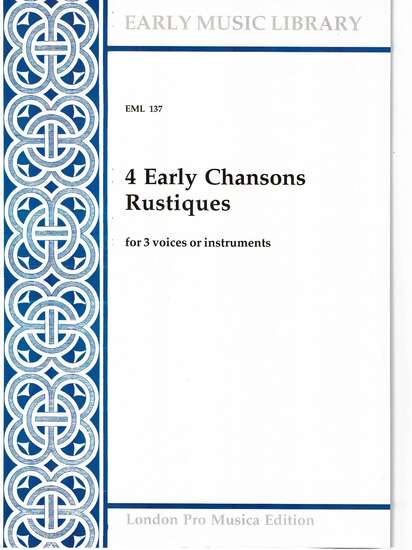 photo of 4 Early Chansons Rustiques