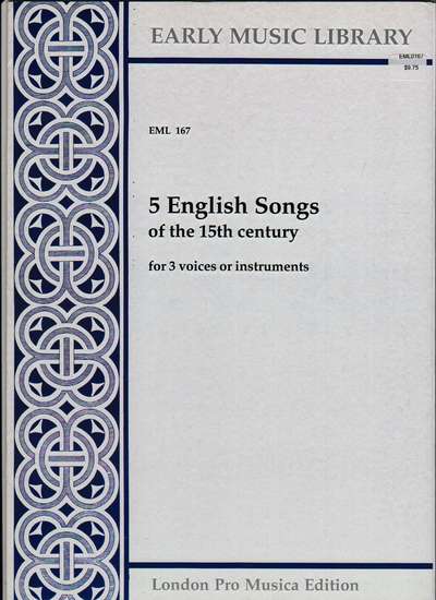 photo of 5 English Songs of the 15th Century