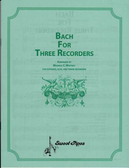 photo of Bach for Three Recorders