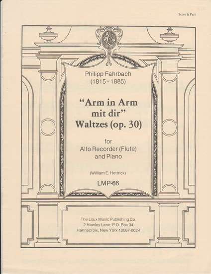 photo of Arm in Arm mit dir Waltzes (opus 30)