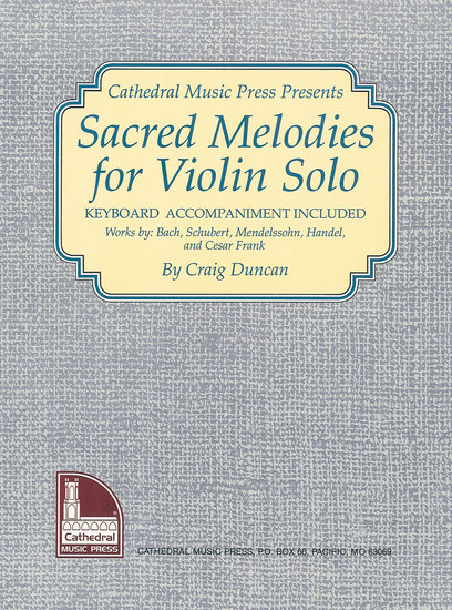 photo of Sacred Melodies for Violin Solo