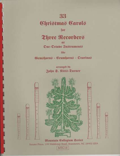photo of 33 Christmas Carols for One Octave Instruments