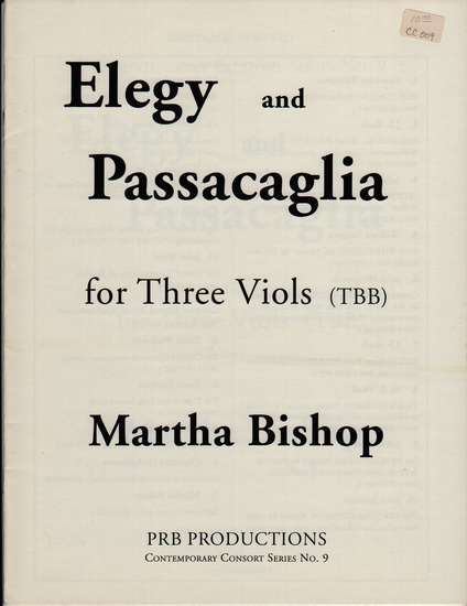 photo of Elegy and Passacaglia