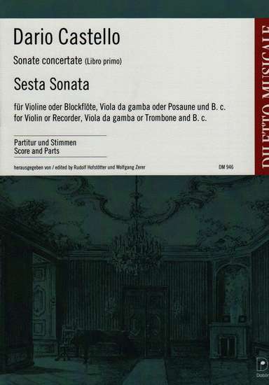 photo of Sonata concertate, Libro Primo, 6 Sesta Sonata