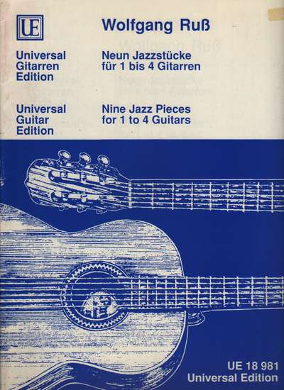 photo of Nine Jazz Pieces for 1 to 4 Guitars