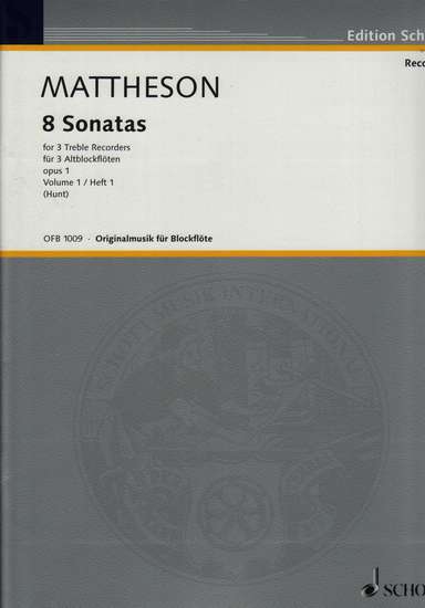 photo of 8 Sonatas, Opus 1, Vol. I
