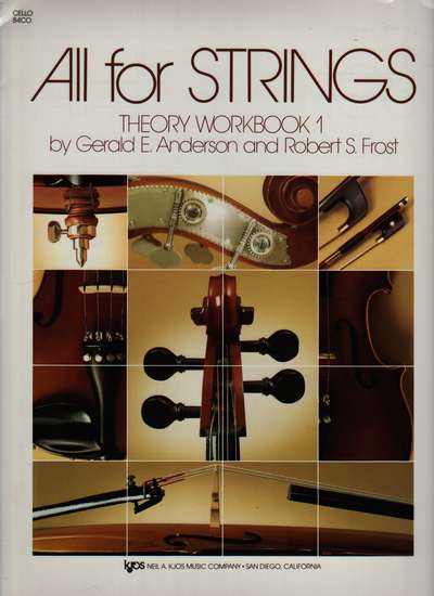 photo of All for Strings, Theory Workbook 1, Cello