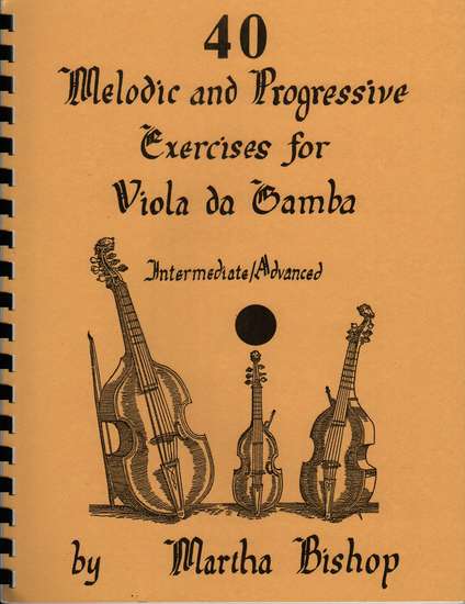 photo of 40 Melodic and Progressive Exercises for Treble Viola da Gamba