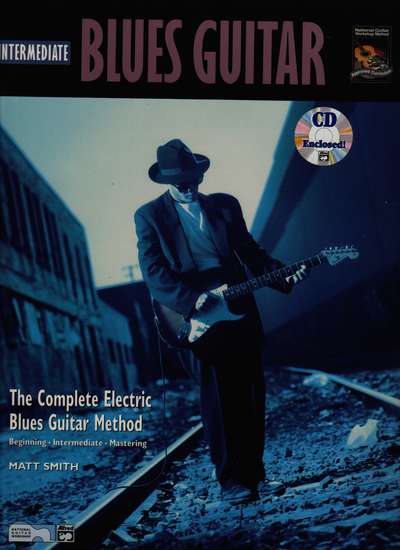 photo of Intermediate Blues Guitar, book and CD