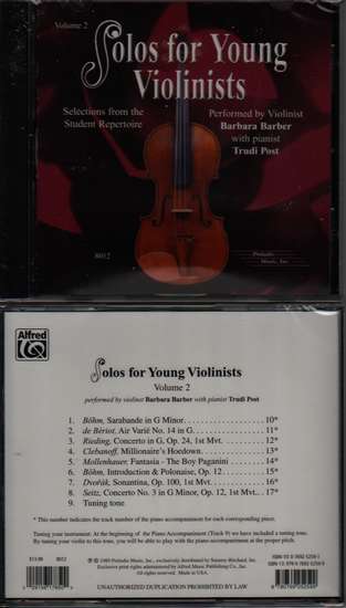 photo of Solos for Young Violinists, Vol. 2, CD