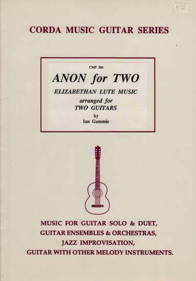 photo of Anon for Two, Elizabethan Lute Music