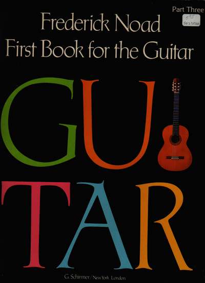 photo of First Book for the Guitar, Part Three