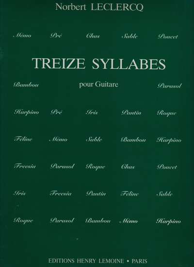 photo of Treize Syllabes