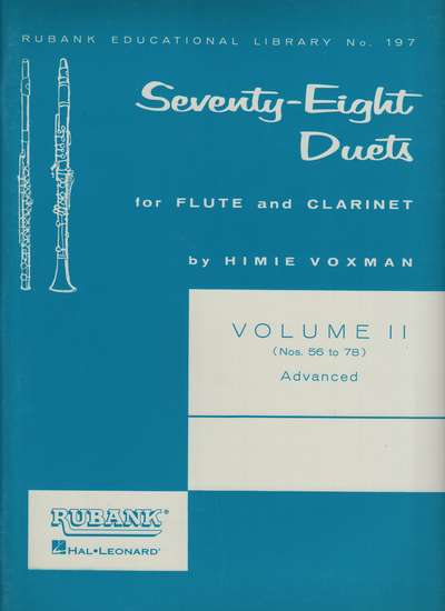 photo of Seventy Eight Duets, Vol. 2, Advanced