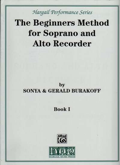 photo of The Beginners Method for Soprano and Alto Recorder I