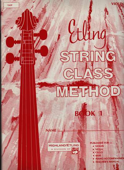 photo of String Class Method, Book 1 Violin