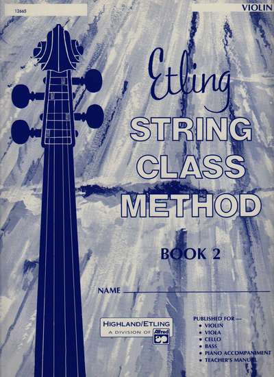 photo of String Class Method, Book 2 Violin