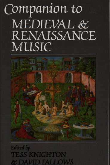 photo of Companion to Medieval & Renaissance Music