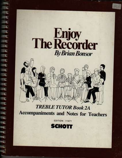 photo of Enjoy the Recorder, Treble Tutor, Book 2  Accompaniments