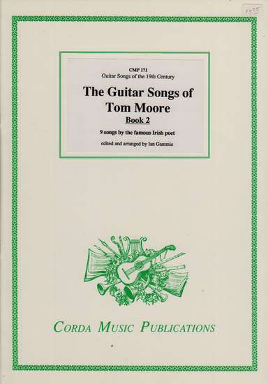 photo of The Guitar Songs of Tom Moore, Book 2, 9 song by the famous Irish poet
