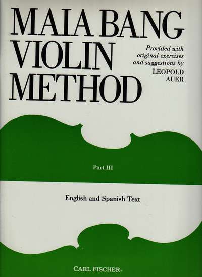 photo of Violin Method, Part III, English and Spanish Text