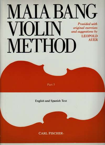 photo of Violin Method, Part V, English and Spanish Text