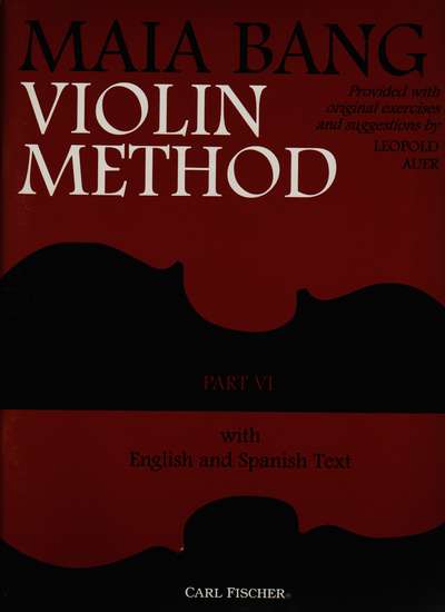photo of Violin Method, Part VI, English and Spanish Text
