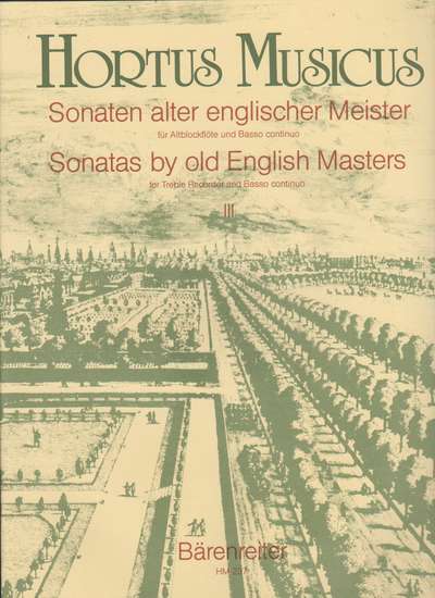 photo of Sonatas by old English Masters III, Paisible, Paisible, Topham