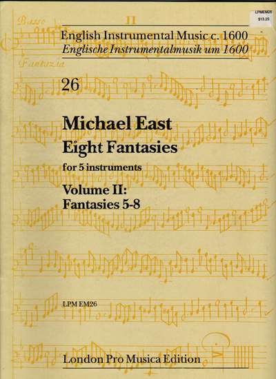 photo of Eight Fantasies for 5 instruments, Vol. II: Fantasies 5-8