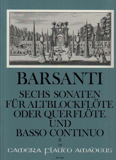 photo of Sechs Sonaten op. 1, No. 4-6, Vol. II