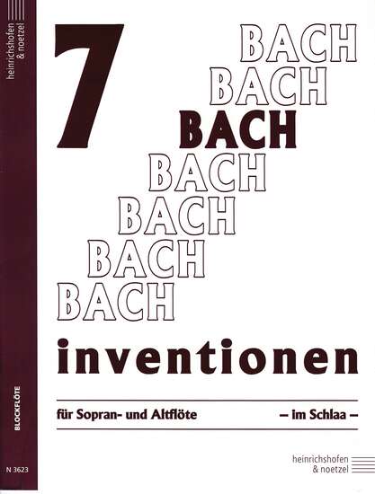 photo of 7 Bach-Inventionen, für Sopran und Altflöte