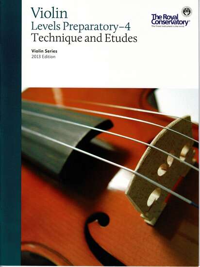 photo of Violin Series, 2013 Edition, Technique Introductory- Level 4