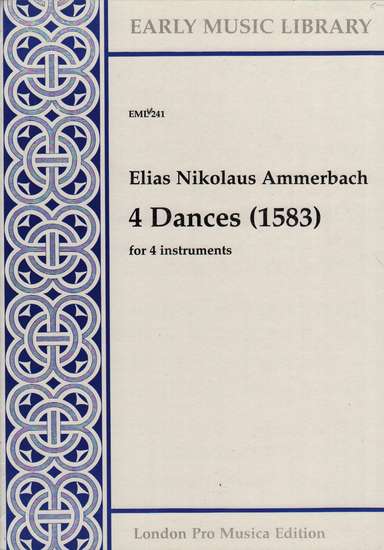 photo of 4 Dances, Version for Viols