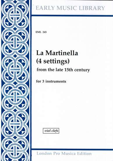 photo of La Martinella (4 settings), Version for Viols
